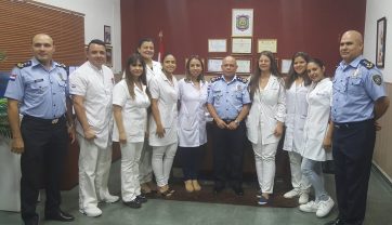 EL DEPARTAMENTO DE IDENTIFICACIONES RECIBIÓ LA VISITA DE PERSONAL DE SANIDAD DEL HOSPITAL RIGOBERTO CABALLERO