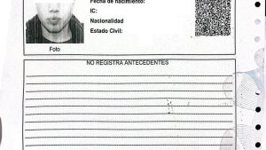 Certificado de Antecedentes